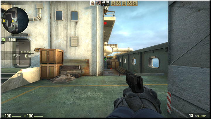 age with two different levels, where opponents may appear - Mission 11 - Shipped - Manifest Destiny - Missions - CS GO Game Guide