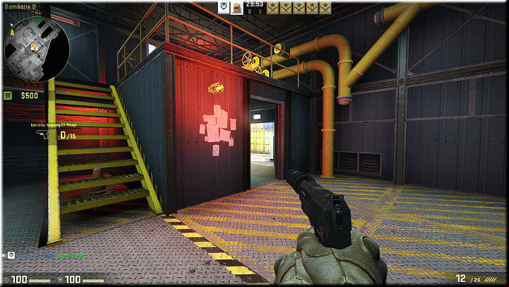 An exit from the hangar - Mission 18 - Black Gold - Small guns, big problems - Difficult missions - CS GO Game Guide