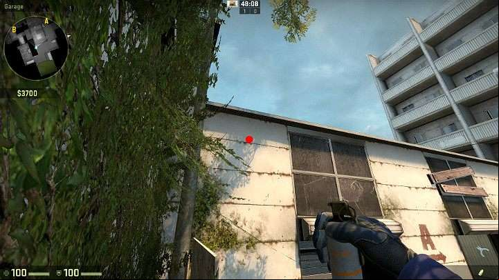 Jump to the higher level next to the fence and move as far forward as possible - Cache | Tournament maps in CS GO - Tournament Maps in Counter Strike: Global Offensive - CS GO Game Guide