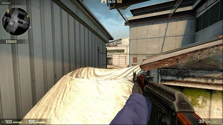 Now you can easily observe the age from the Counter-Terrorists side - Cache | Tournament maps in CS GO - Tournament Maps in Counter Strike: Global Offensive - CS GO Game Guide