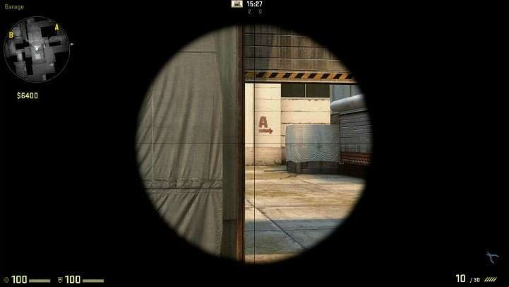 If you have a good spot at the start of the round (at the front), you can try to run through the garage and to assume sniper position with a view at the center - Cache | Tournament maps in CS GO - Tournament Maps in Counter Strike: Global Offensive - CS GO Game Guide