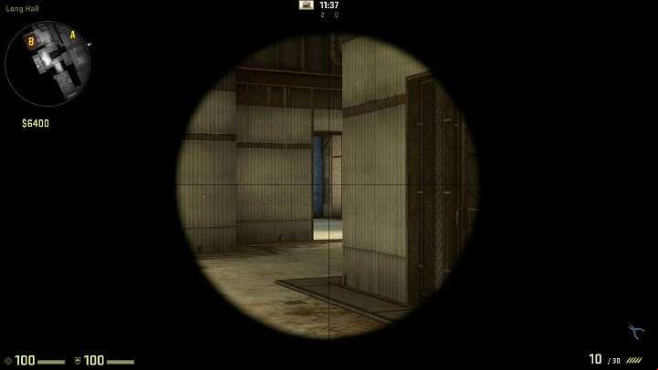A position that might be helpful while trying to get your first frag - Cache | Tournament maps in CS GO - Tournament Maps in Counter Strike: Global Offensive - CS GO Game Guide