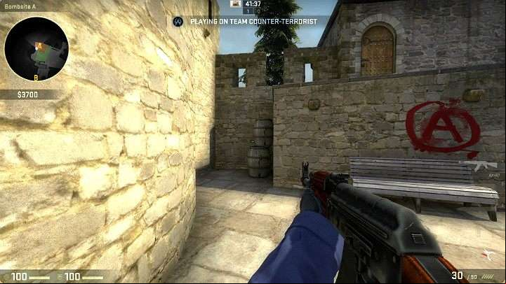 The little niche at point A is a place where you can frequently encounter a player protecting access to the point - Cache | Tournament maps in CS GO - Tournament Maps in Counter Strike: Global Offensive - CS GO Game Guide