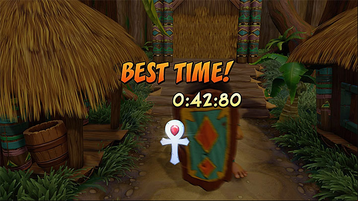 After completing each time trial you will receive one of three possible relics - a sapphire one (the worst one), a golden and a platinum one (above picture) - Practice Makes Pefect! | Crash Bandicoot Trophy Guide - Crash Bandicoot - Crash Bandicoot N. Sane Trilogy Game Guide