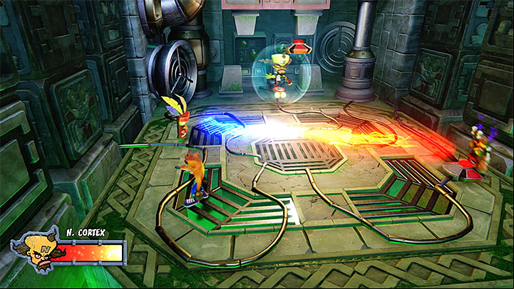 What makes this battle different is that you do not have to look for opportunities to attack the boss, for the whole time - Dr. Neo Cortex (the Final Boss) | Crash Bandicoot 3 | Boss fights - Crash Bandicoot 3: Warped - Crash Bandicoot N. Sane Trilogy Game Guide