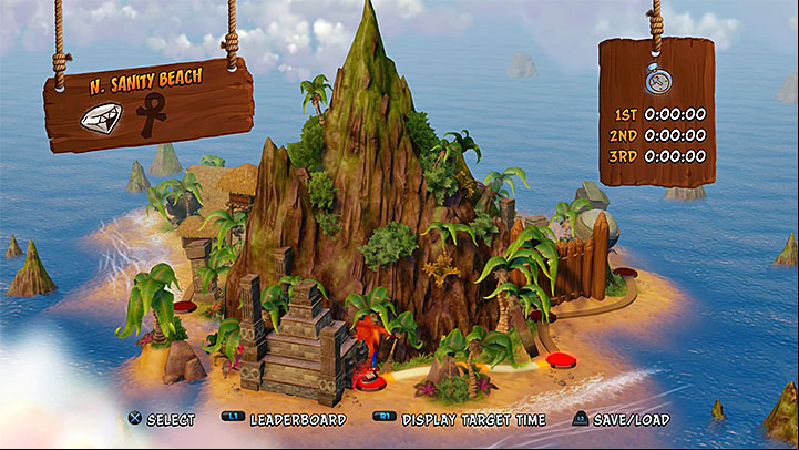 A look at N. Sanity Island - Crash Bandicoot - N. Sanity Island - Island description - Crash Bandicoot - N. Sanity Island - Crash Bandicoot N. Sane Trilogy Game Guide