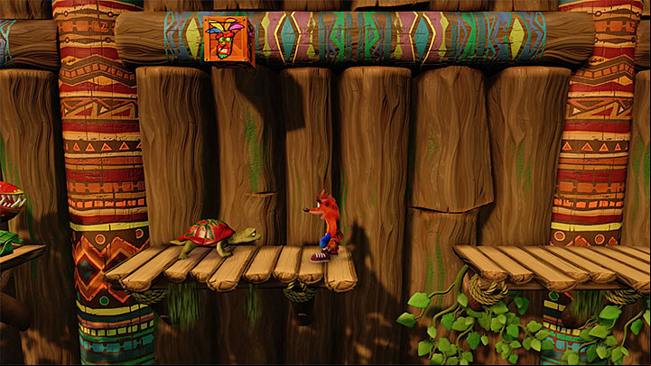 Notice the turtle shown on the above picture - The Great Gate | N. Sanity Island | Levels - Crash Bandicoot - N. Sanity Island - Crash Bandicoot N. Sane Trilogy Game Guide