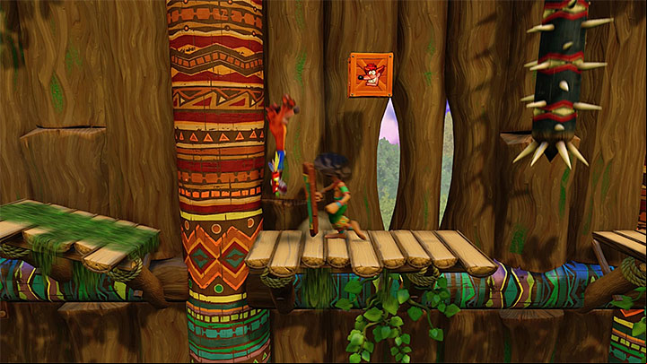 The beginning of the level isnt as hard as what comes next - Native Fortress | N. Sanity Island | Levels - Crash Bandicoot - N. Sanity Island - Crash Bandicoot N. Sane Trilogy Game Guide