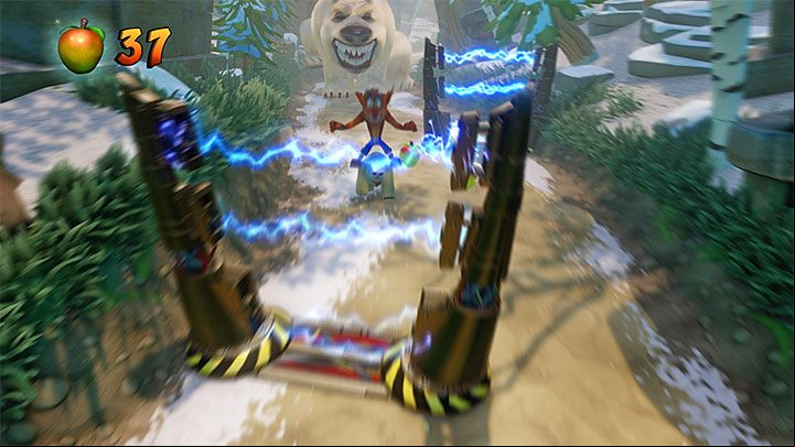 Soon, you will reach a checkpoint, which will start the third bear chase - Un-Bearable | Crash Bandicoot 2 | Levels - Crash Bandicoot 2 - Sewer Warp Room - Crash Bandicoot N. Sane Trilogy Game Guide