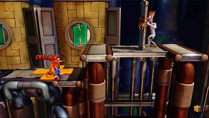 3 - Piston It Away | Crash Bandicoot 2 | Levels - Crash Bandicoot 2 - High-Tech Warp Room - Crash Bandicoot N. Sane Trilogy Game Guide