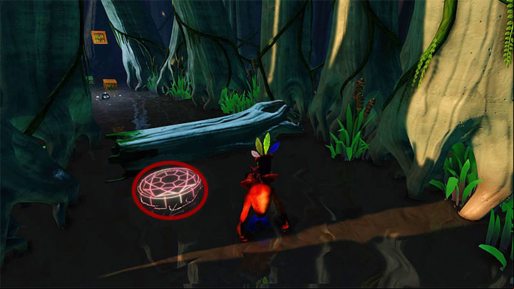On the swamps you can unlock a secret location - Bone Yard | Crash Bandicoot 3 | Levels - Crash Bandicoot 3 - Medieval location - Crash Bandicoot N. Sane Trilogy Game Guide