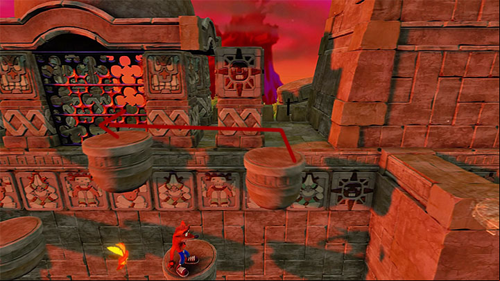 The last, third, token can be found after reaching the part of the ruins that has three groups of levitating platforms - Cortexs Crazed Contest | Crash Bandicoot | Trophy Guide - Crash Bandicoot - Crash Bandicoot N. Sane Trilogy Game Guide