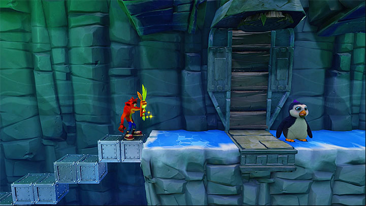 Return to the detonator chest - Snow Go | Crash Bandicoot 2 | Levels - Crash Bandicoot 2 - Jungle Warp Room - Crash Bandicoot N. Sane Trilogy Game Guide