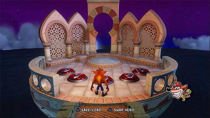 The second area with portals - Arabic location | Crash Bandicoot 3 | Levels - Crash Bandicoot 3 - Arabic location - Crash Bandicoot N. Sane Trilogy Game Guide