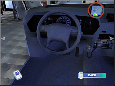 Now you will have to explore the area around enger's seat - Case 1 - part 3 - Case 1 - Burning for You - Crime Scene Investigation: Hard Evidence - Game Guide and Walkthrough