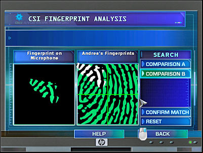 Now we'll have to process the audio tape - Case 3 - part 7 - Case 3 - Shock Rock - Crime Scene Investigation: Hard Evidence - Game Guide and Walkthrough