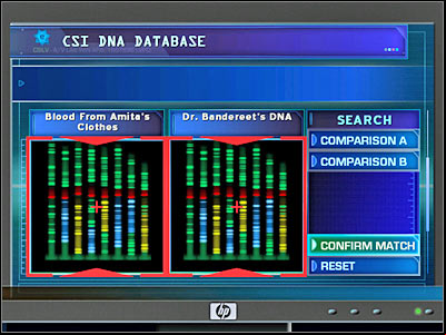 Your final goal is to use a chemical analysis machine - Case 4 - part 1 - Case 4 - In Your Eyes - Crime Scene Investigation: Hard Evidence - Game Guide and Walkthrough