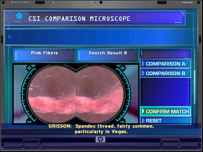 Your second step is the lab computer - Case 5 - part 1 - Case 5 - The Peacemaker - Crime Scene Investigation: Hard Evidence - Game Guide and Walkthrough