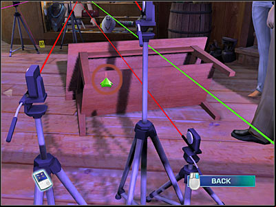 There's a small object on the floor - Case 5 - part 5 - Case 5 - The Peacemaker - Crime Scene Investigation: Hard Evidence - Game Guide and Walkthrough