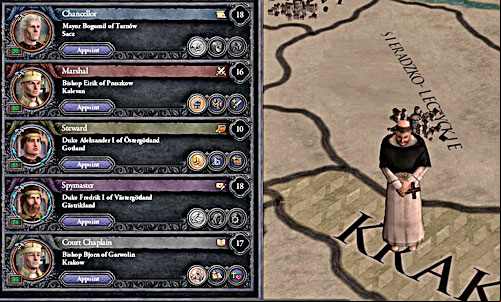 Chaplain is essential during expansion on the fidels lands and to fight with the heresy. - Court Chaplain - Council - Crusader Kings II - Game Guide and Walkthrough