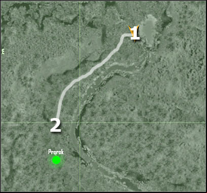 Map legend - Crysis: Mission 2, Recovery - part 7, walkthrough - Mission 2 - Recovery - Crysis Game Guide