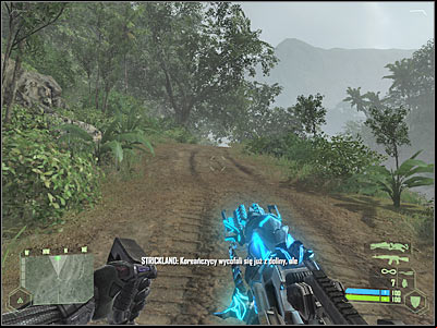 Be careful, because you will encounter several monsters along the way - Mission 9 - part 5 | Mission 9 - Exodus - Mission 9 - Exodus - Crysis Game Guide