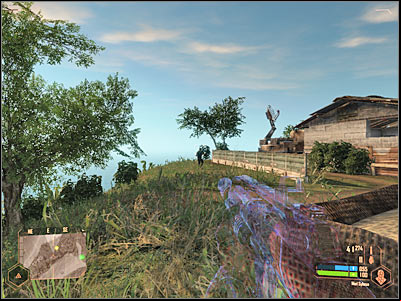 You may finally enter the small building - Destroying the broadcasting station - Mission 1: Call me Ishmael - Crysis Warhead - Game Guide and Walkthrough