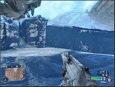 Eventually you should be able to reach an area from where you'll be able to get to the ground level safely (screen) - Going after colonel Lee #2 - Mission 4: Frozen Paradise - Crysis Warhead - Game Guide and Walkthrough