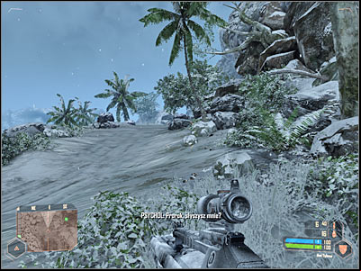 Eventually you will have to get to an entrance to the cavern (screen) - Going after colonel Lee #2 - Mission 4: Frozen Paradise - Crysis Warhead - Game Guide and Walkthrough