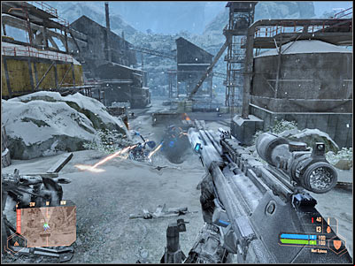 The second phase of the battle will require you to focus most of your attention on killing larger hive units (screen) - Defending the campsite - Mission 4: Frozen Paradise - Crysis Warhead - Game Guide and Walkthrough