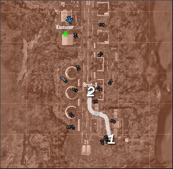 Map legend - Acquiring the experimental weaponry - Mission 7: All the Fury - Crysis Warhead - Game Guide and Walkthrough