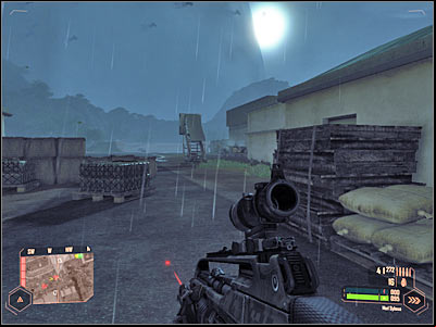 Approach the truck quickly and take a seat inside the vehicle - Acquiring the experimental weaponry - Mission 7: All the Fury - Crysis Warhead - Game Guide and Walkthrough