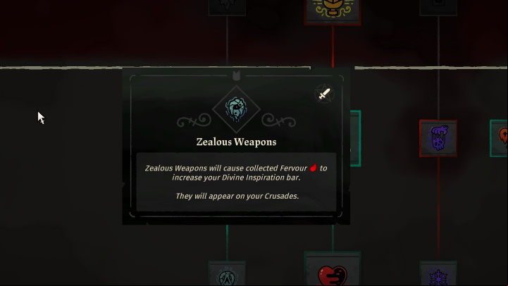 When your character collects a certain amount of Faith points after preaching a Sermon in the Temple, you will be able to unlock new weapon variants that will add new effects to your attacks - Cult of the Lamb: Weapons - Basics - Cult of the Lamb Guide