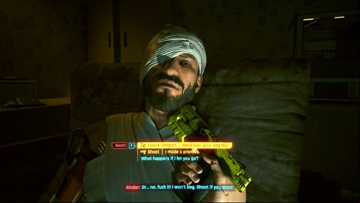 After obtaining the information about the stash, you can still go with option 1 and kill Rinder - Cyberpunk Phantom Liberty: Gig: The Man Who Killed Jason Foreman - walkthrough - Gigs - Cyberpunk 2077 Guide