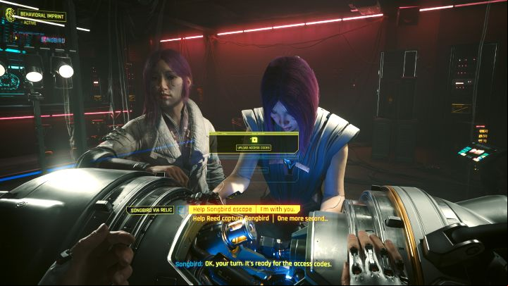 Go with Songbird to the device and listen to her plan - Cyberpunk Phantom Liberty: Firestarter - walkthrough - Main quests - Cyberpunk 2077 Guide