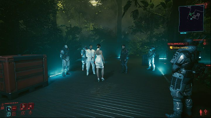 After the conversation get in the elevator and go with Hanako to the board meeting - Cyberpunk 2077: Totalimmortal walkthrough - Act 3 - Cyberpunk 2077 Guide