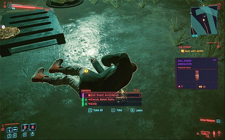 Skill Shards can be found along with loot – in containers or found by the bodies of defeated opponents - Cyberpunk 2077: What are Shards skills? - V - main character - Cyberpunk 2077 Guide