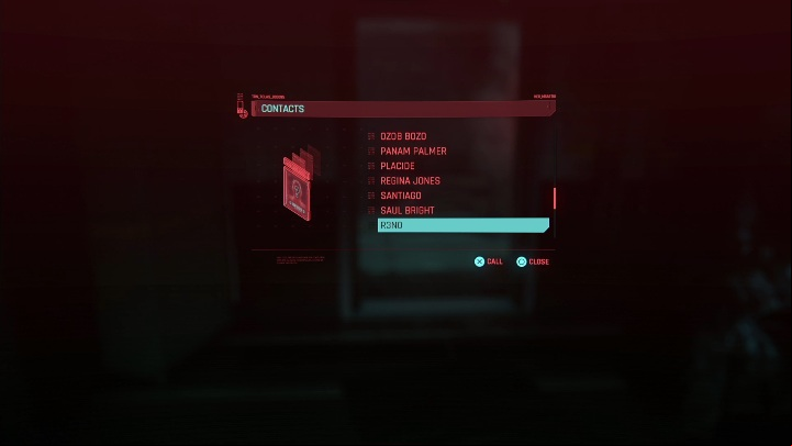 After getting the information from Nix, you need to call R3n0 - Cyberpunk 2077: Spellbound - walkthrough - Exploration - Cyberpunk 2077 Guide