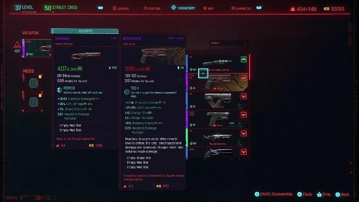 How to unlock: after completing the War Pigs side job, loot the weapon off a man's corpse - Cyberpunk 2077: Iconic weapons list - World Atlas - Cyberpunk 2077 Guide