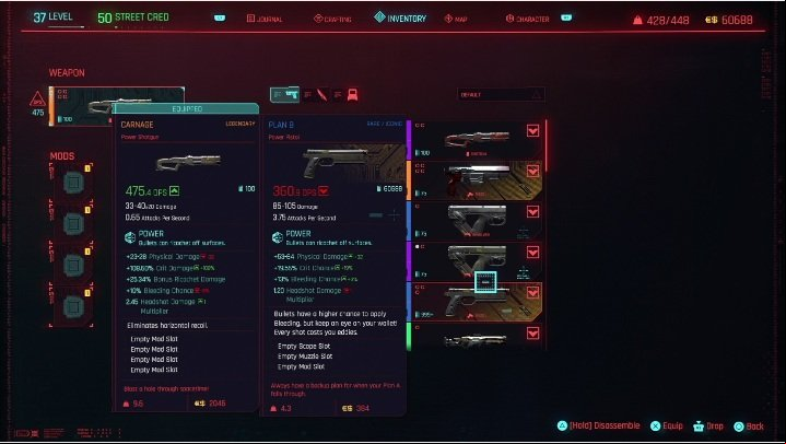How to unlock: you will get this weapon during the Kold Mirage side job - Cyberpunk 2077: Iconic weapons list - World Atlas - Cyberpunk 2077 Guide