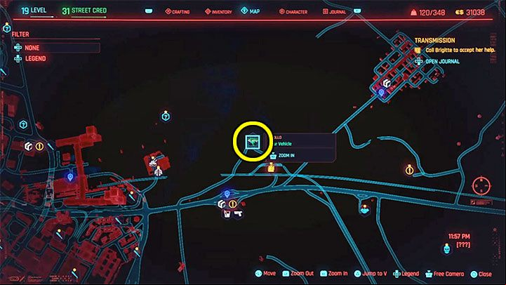 Unlock method: discovering the activity on the map - Cyberpunk 2077: Badlands, ND Scanner Hustles - Map, Walkthrough - ND Scanner Hustles - Cyberpunk 2077 Guide