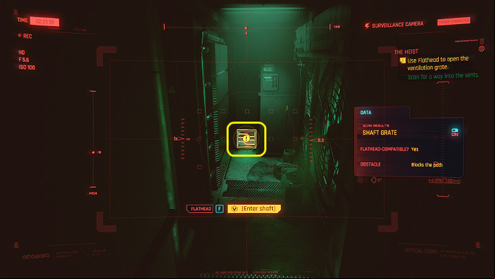 The next section is very simple - Cyberpunk 2077: The Heist walkthrough - Act 1 - Cyberpunk 2077 Guide