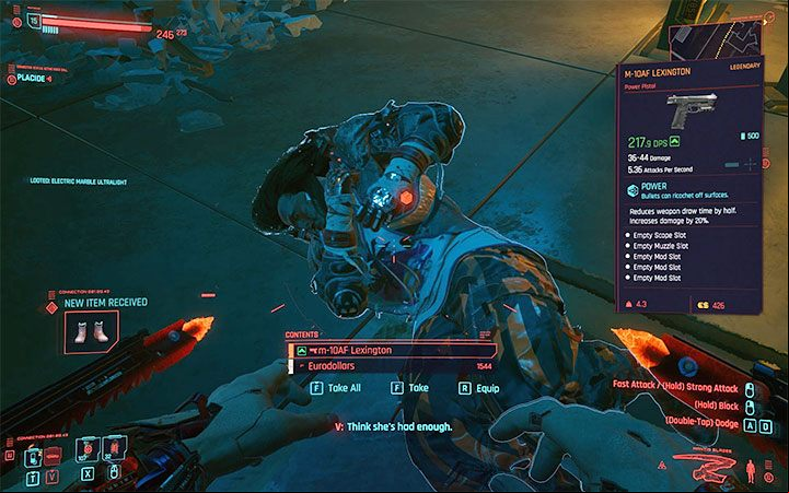 The five rarity tiers are marked with specific colors - Cyberpunk 2077: Equipment - Basics - Cyberpunk 2077 Guide