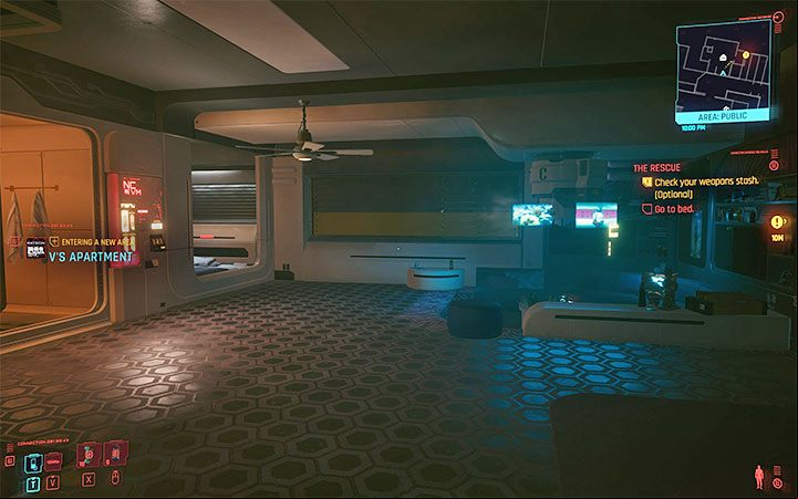 No, the main character lives in one of the apartment blocks in Night City - Cyberpunk 2077: FAQ - Campaign - Cyberpunk 2077 Guide