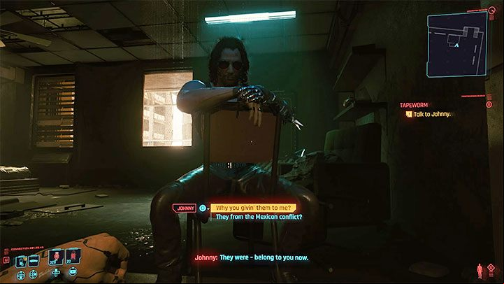 How to start the quest: It will automatically be added to your quest log after you have completed two main jobs preceding the story finale, the so-called points of no return - Cyberpunk 2077: Chippin In (Rogue, Johnny) - walkthrough - Storyline quests - Cyberpunk 2077 Guide