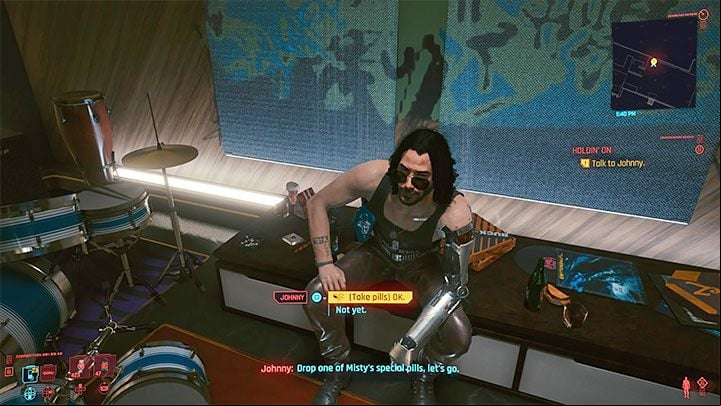 On the mini-map you will find a marker indicating the entrance to the mansion - Cyberpunk 2077: Holdin On (Kerry) - walkthrough - Storyline quests - Cyberpunk 2077 Guide