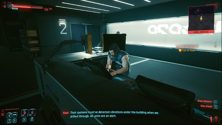 Talk to Saul - Cyberpunk 2077: Belly of the Beast - walkthrough - Act 3 - Cyberpunk 2077 Guide