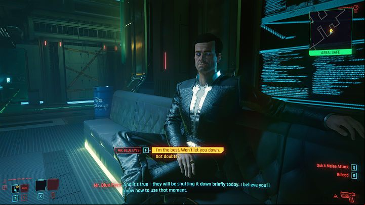 They go to a private lodge, where the previously mentioned client, Mr - Cyberpunk 2077: Johnnys ending - collaboration with Rogue - Endings - Cyberpunk 2077 Guide