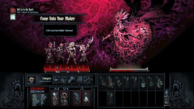 You need to bid one of your characters farewell - Darkest Dungeon: Hell is in the Heart - Walkthrough - Darkest Dungeon location - Darkest Dungeon Game Guide & Walkthrough