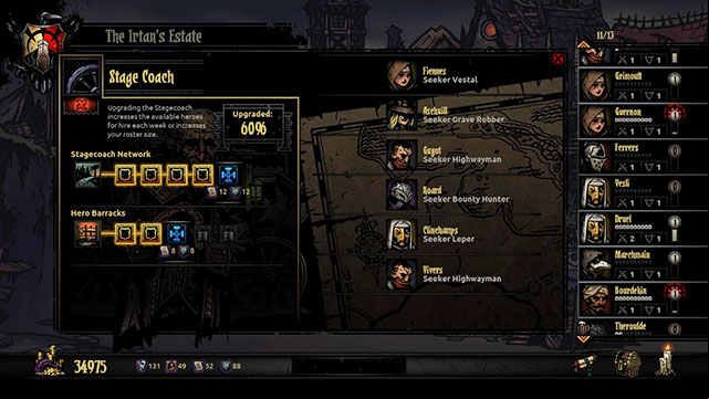 Stage Coach upgrade tree - Darkest Dungeon: Stage Coach - Town - Darkest Dungeon Game Guide & Walkthrough